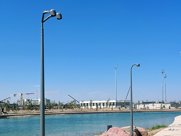 Jieyao Lighting undertakes the street lamp project for the 2025 Asian Youth Games in Uzbekistan