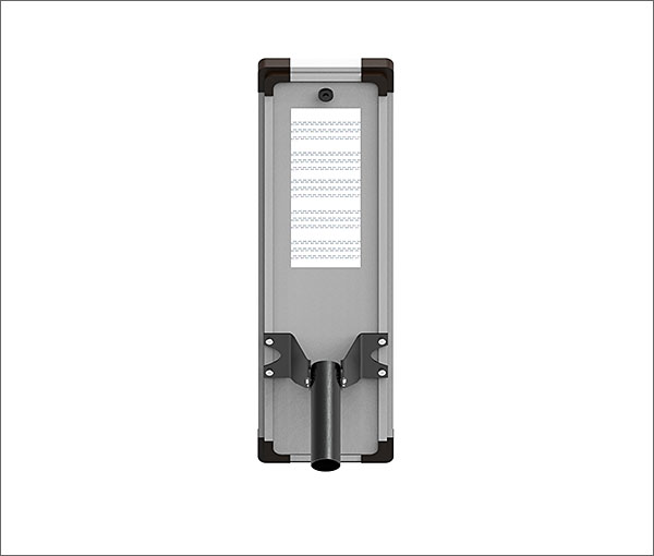 Integrated solar street light
