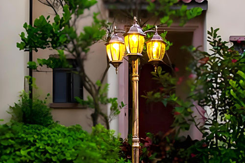 3-meter European-style courtyard lamp, inspired by European classical architectural art
