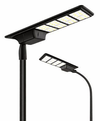Integrated solar street lamp