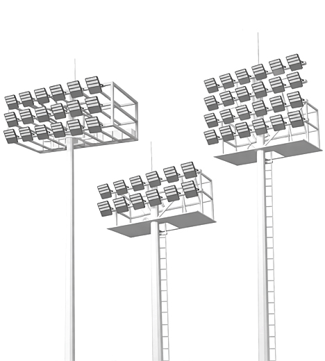 High Mast Lighting System | Parking Lot &amp;amp;amp; Industrial Area Lighting