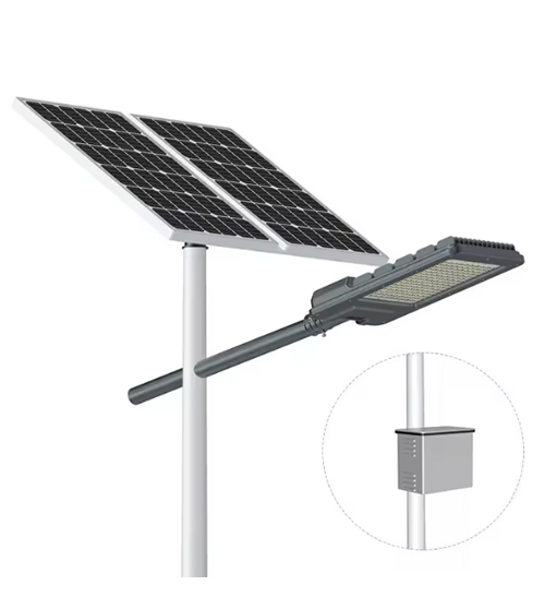 Solar LED Street Light with Lithium Battery | Long Backup Time Outdoor Lighting