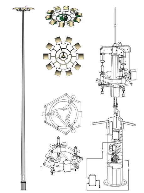 Fixed vs Raising/Lowering High Mast Light Systems