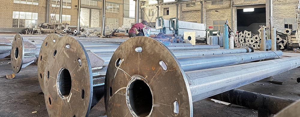 heavy duty street lighting pole for commercial project