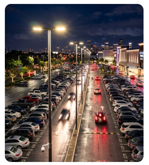 Parking Lot Light Pole Height and Layout Guide