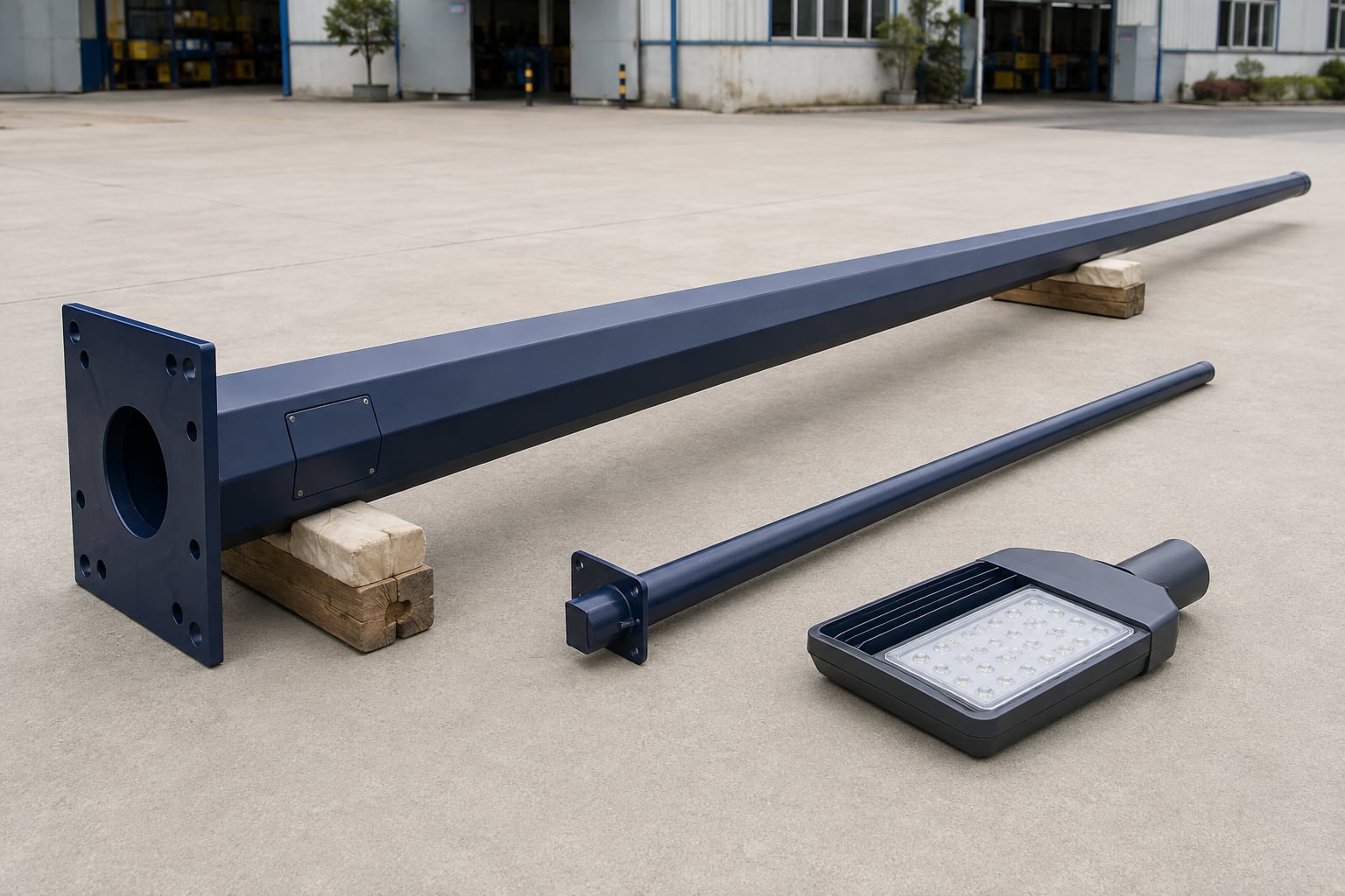 Coastal Road Duplex-Coated Lighting Pole