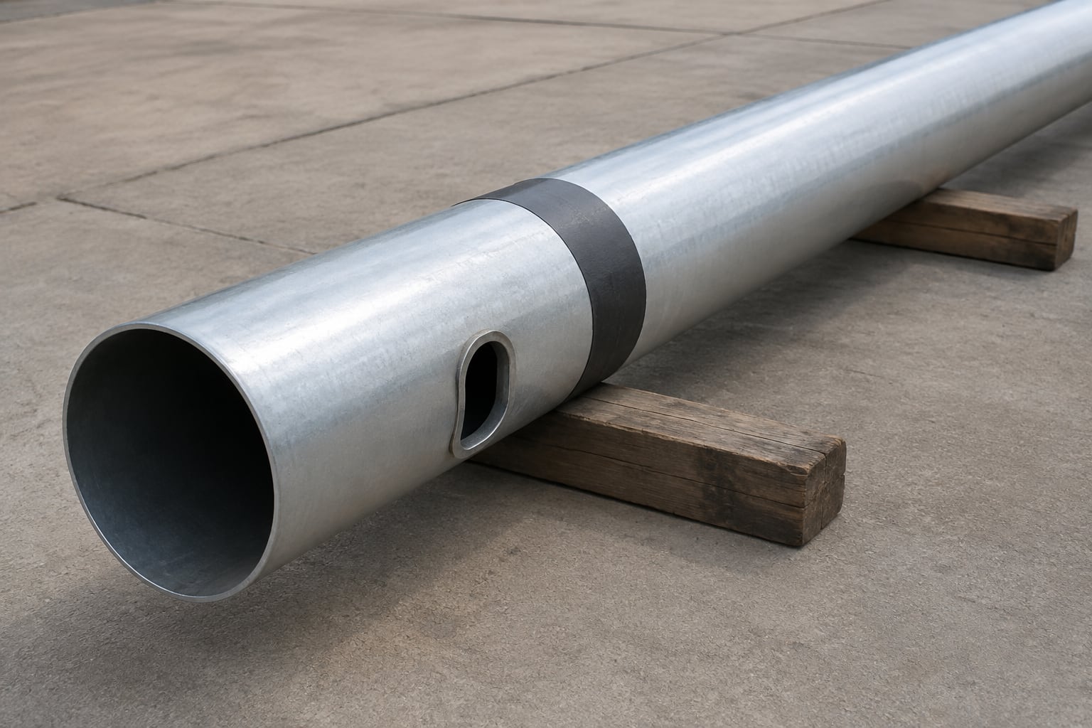 Direct Burial Galvanized Street Light Pole