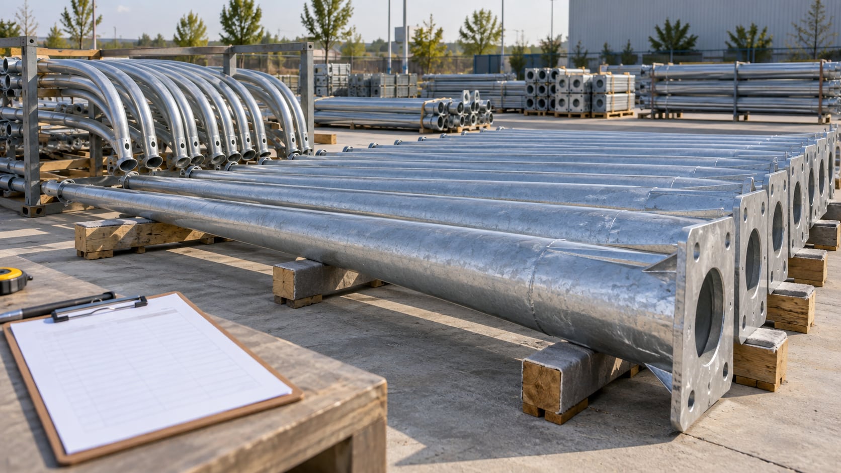Street Light Pole Production Schedule and Lead-Time Planning Guide